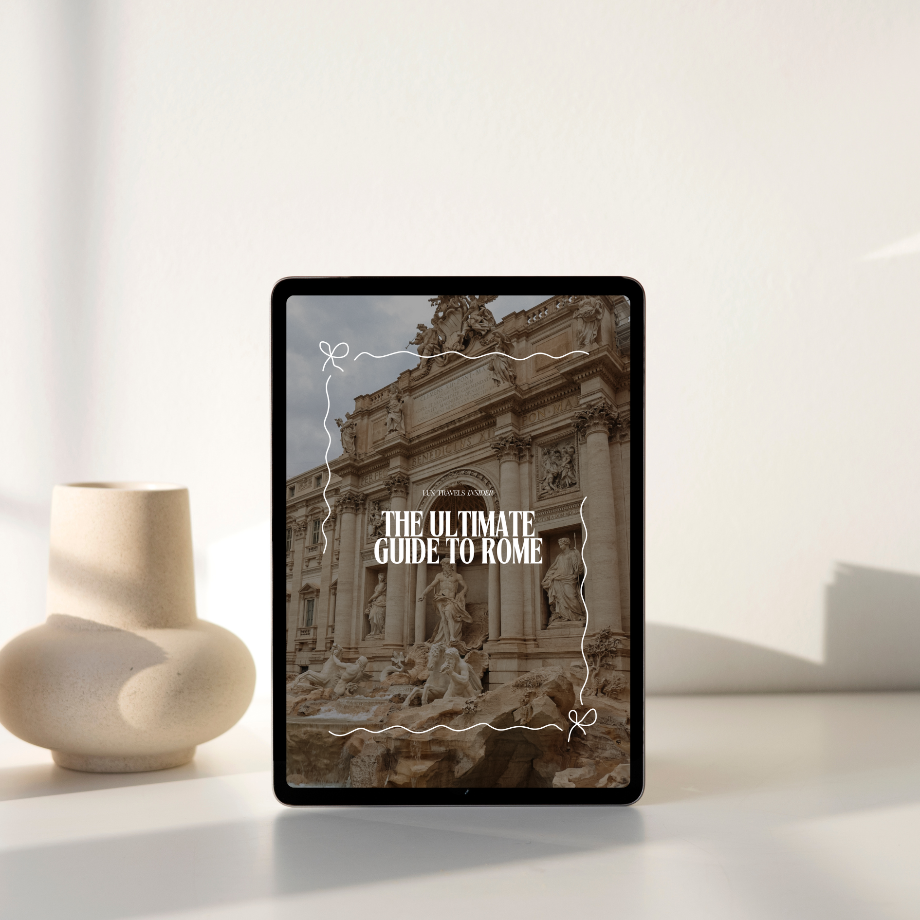 Rome travel guide eBook with curated hotels, top restaurants, skip-the-line tours, cooking classes, and insider tips for visiting the Eternal City